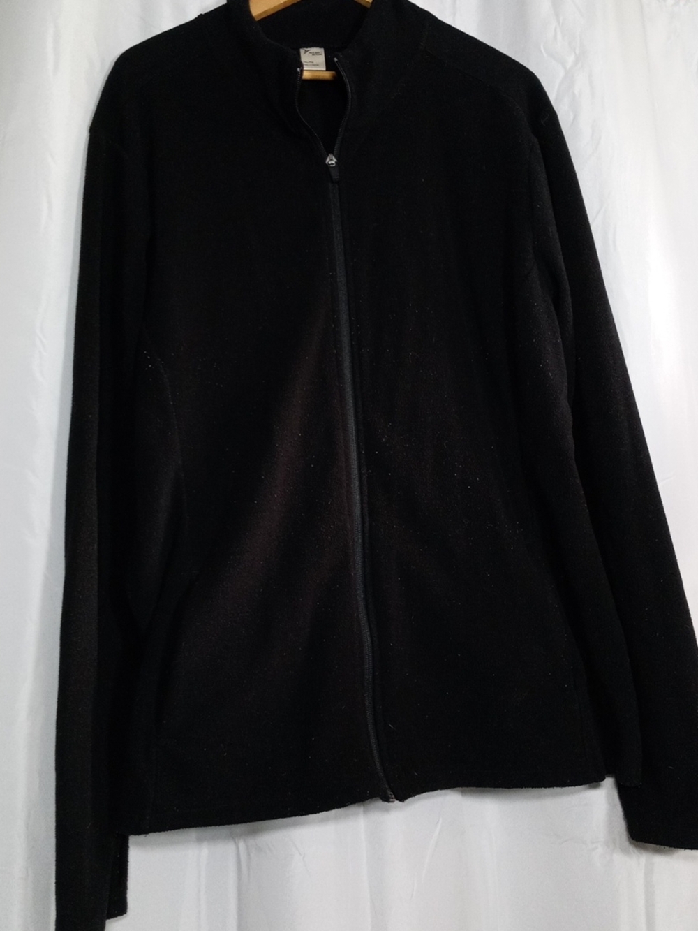 Black Full-Zip Fleece Jacket